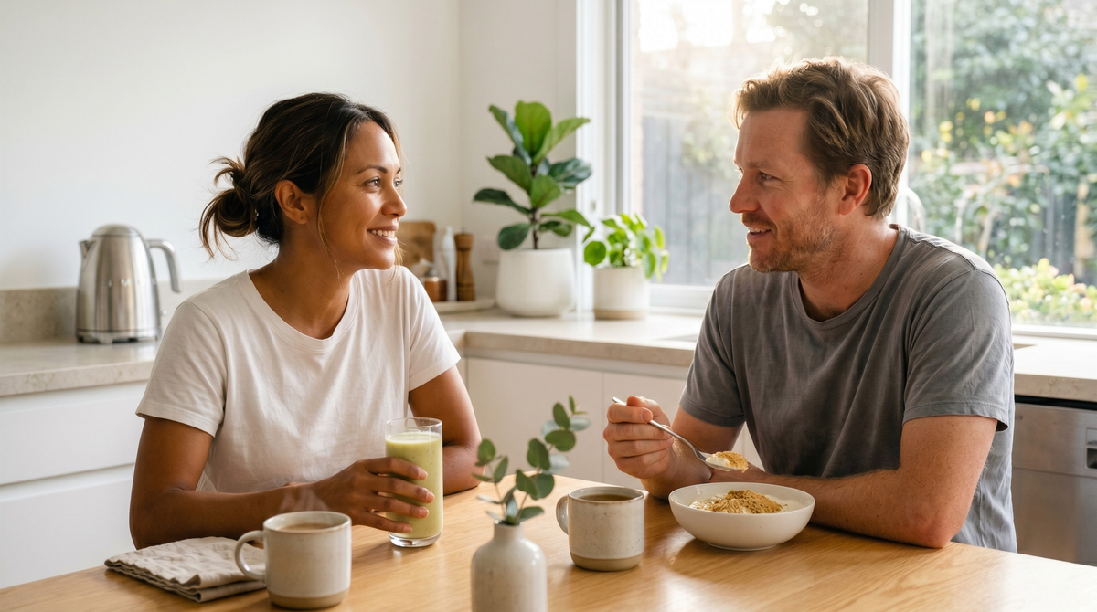 Your next meal is a good place to start.